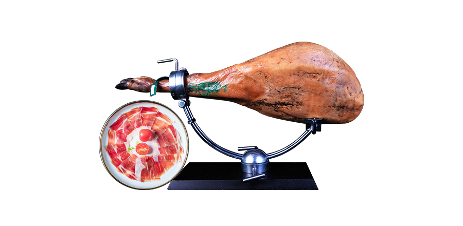 50% Iberian free -range&grain-fed black pig bone-in leg