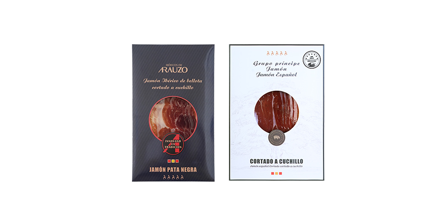 Iberian black pig ham slices (machine-cut&premium pack)